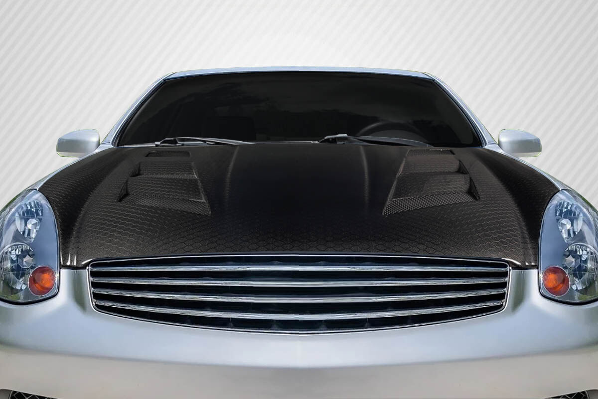 Carbon Creations AM-S Style Carbon Fiber Hood for 2003-2007 Infiniti G Coupe - 119208