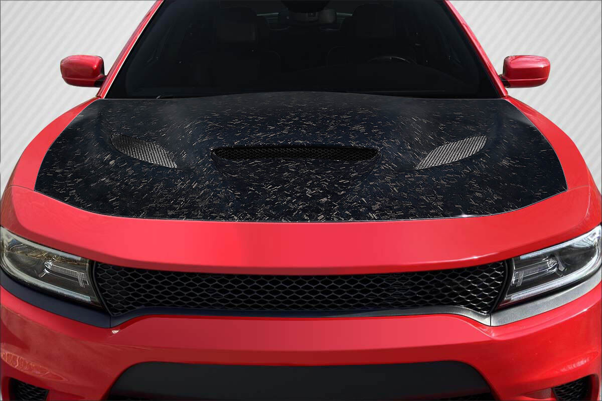 Carbon Creations Hellcat Style Infusion Carbon Fiber Hood for 2015-2023 Dodge Charger - 119241