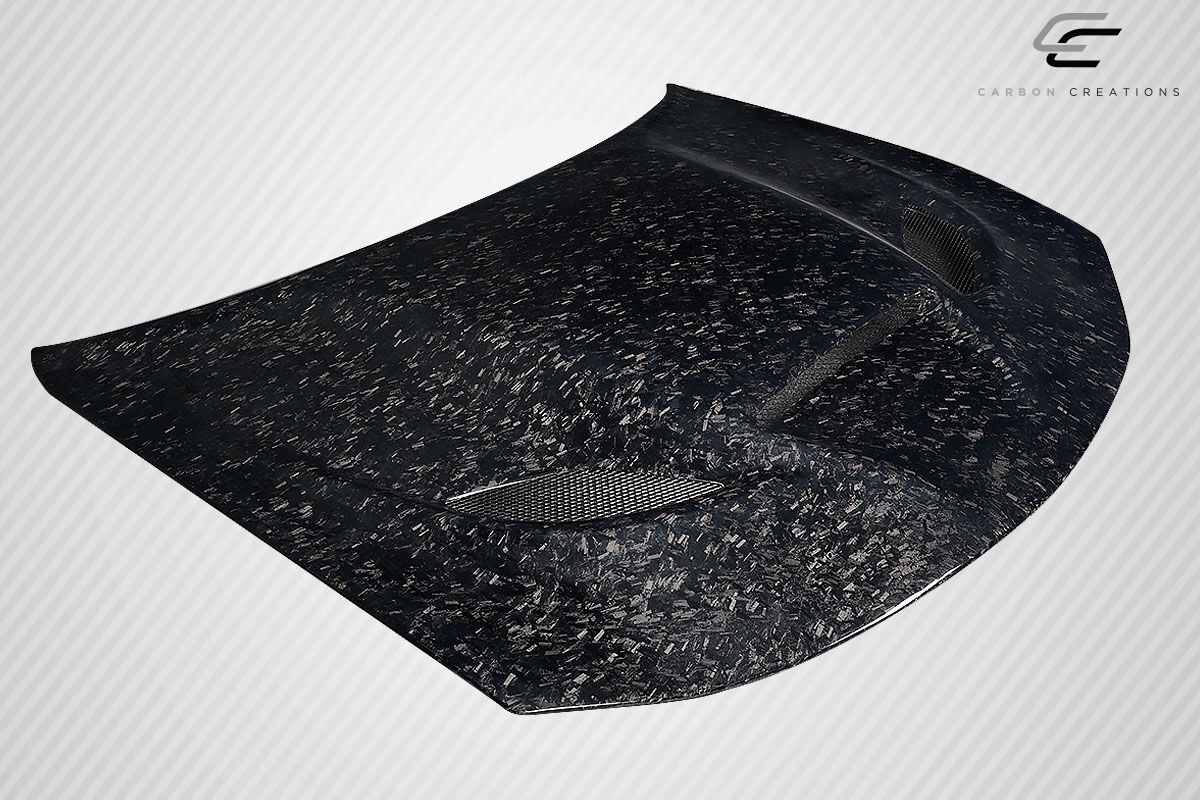 2015-2023 Dodge Charger Carbon Fiber AeroForge Dritech Hellcat Look Hood - 1 Piece