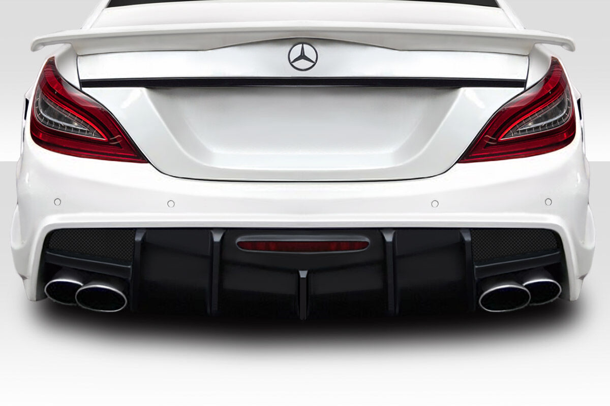 Duraflex Vector Style Fiberglass/FRP Rear Bumper for 2012-2018 Mercedes CLS - 119271