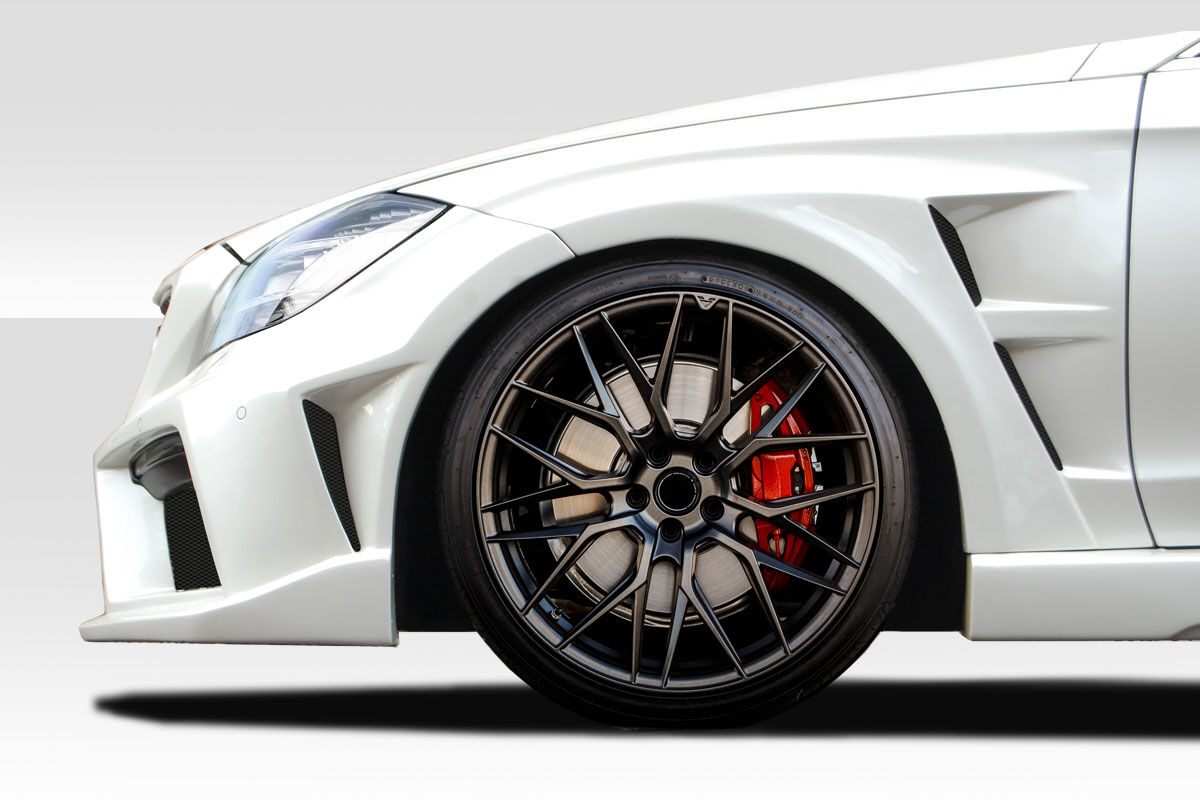 Duraflex Vector Style Fiberglass/FRP Fenders for 2012-2018 Mercedes CLS - 119272