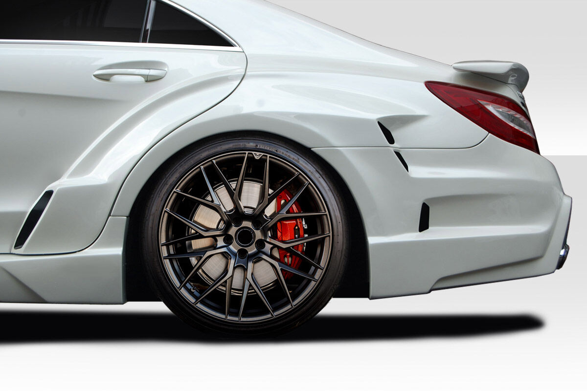 Duraflex Vector Style Fiberglass/FRP Fender Flares for 2012-2018 Mercedes CLS - 119273