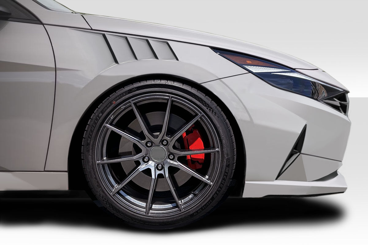 Duraflex Kave Style Fiberglass/FRP Fenders for 2021-2023 Hyundai Elantra - 119277