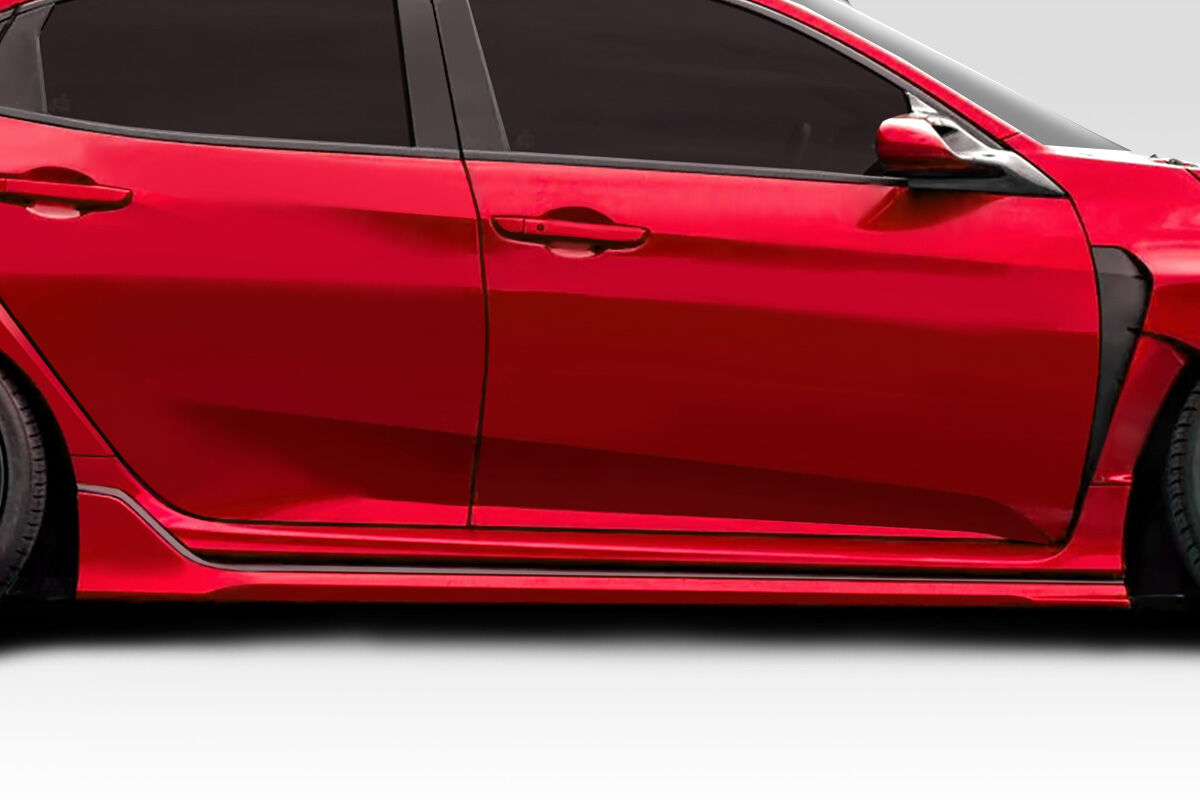 Duraflex Skywalker Style Fiberglass/FRP Side Skirts for 2017-2021 Honda Civic - 119349