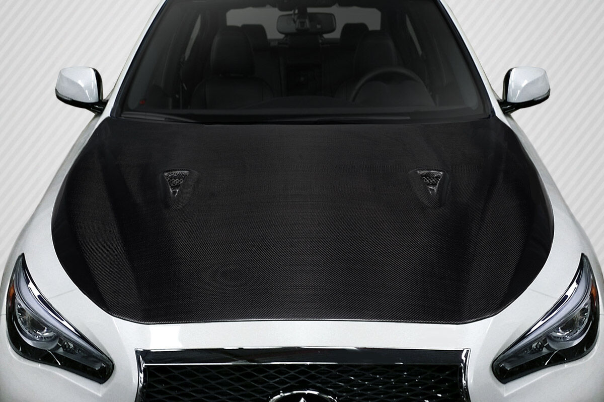 Carbon Creations GTR Look Style Carbon Fiber Hood for 2014-2023 Infiniti Q50 - 119366