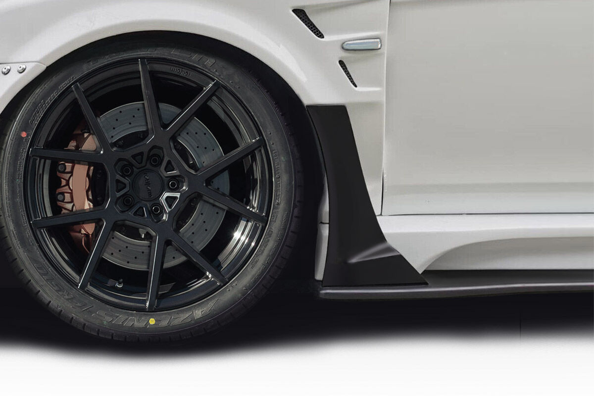 Duraflex Vantix Style Fiberglass/FRP Fenders for 2008-2017 Mitsubishi Lancer - 119373
