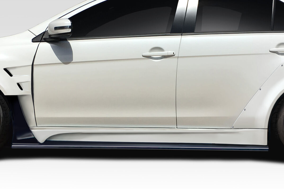 Duraflex Vantix Style Fiberglass/FRP Side Skirts for 2008-2017 Mitsubishi Lancer - 119376