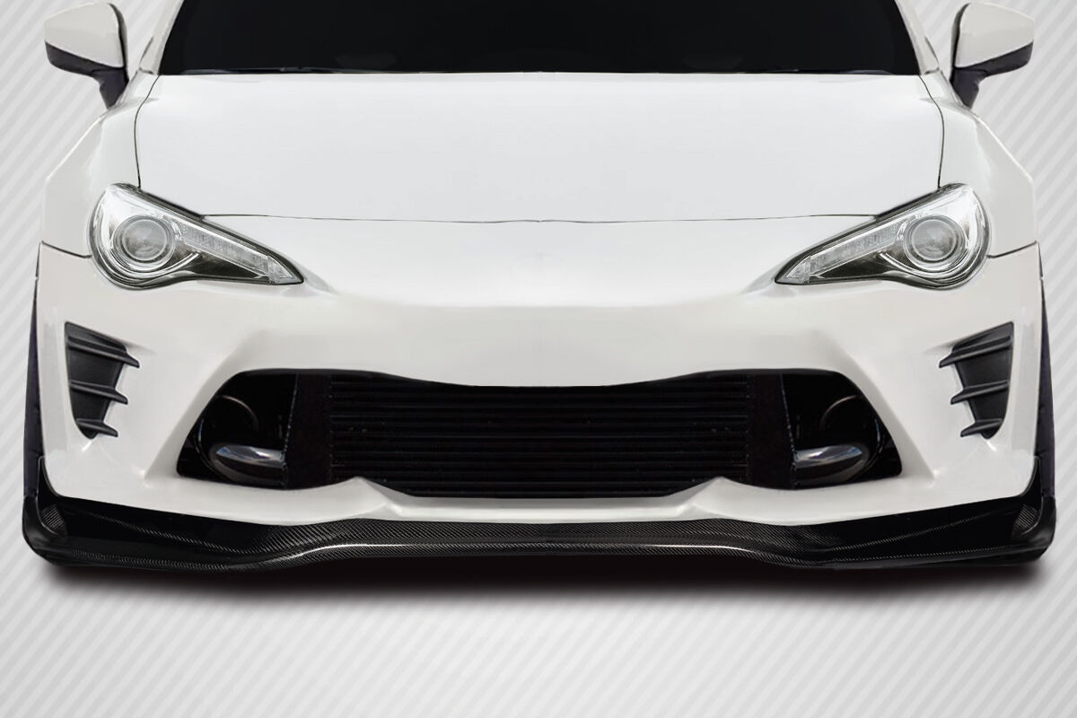 Carbon Creations Vantix Style Carbon Fiber Front Bumper Lip/Add On for 2017-2020 Toyota 86 - 119419