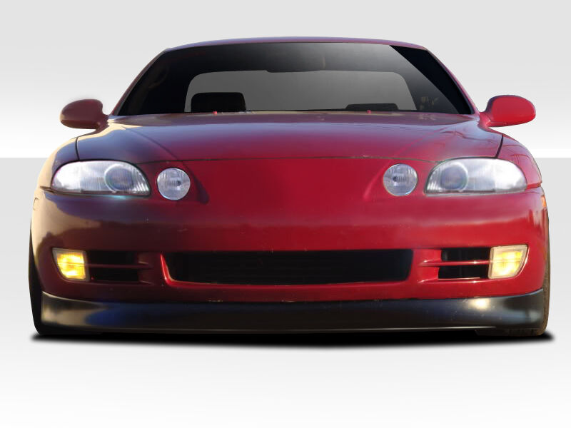 Duraflex V-Speed Style Fiberglass/FRP Front Bumper Lip/Add On for 1992-1996 Lexus SC - 119531