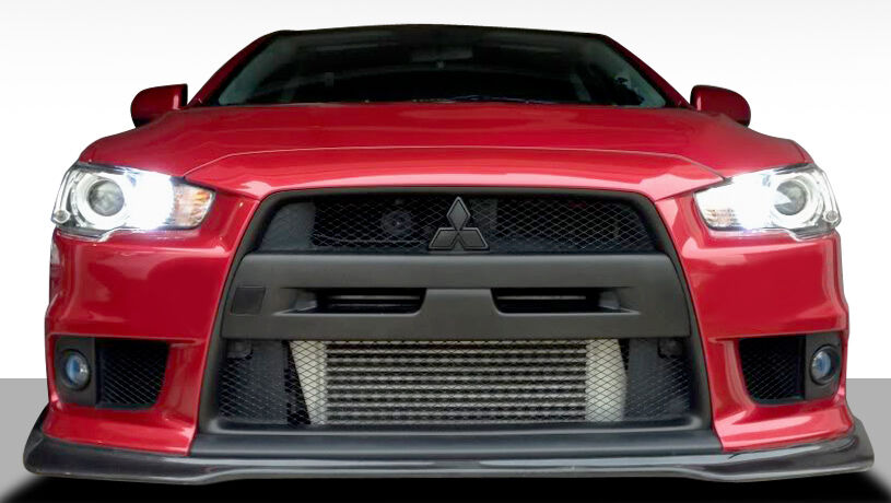 Duraflex JDP Style Style Fiberglass/FRP Front Bumper Lip/Add On for 2008-2015 Mitsubishi Evolution - 119596