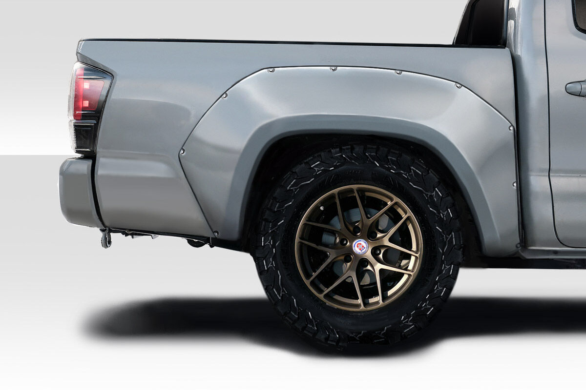 Duraflex Circuit Style Fiberglass/FRP Fender Flares for 2016-2023 Toyota Tacoma - 119818