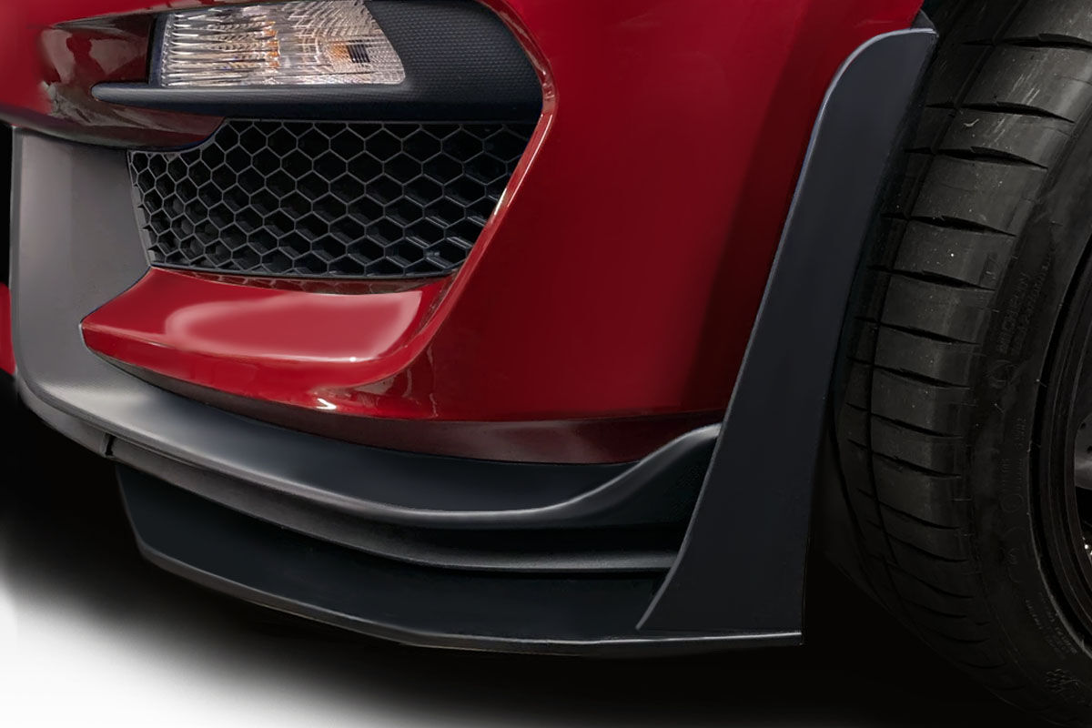Duraflex Z1 Style Fiberglass/FRP Front Bumper Lip/Add On for 2018-2023 Ford Mustang 2DR. - 119844