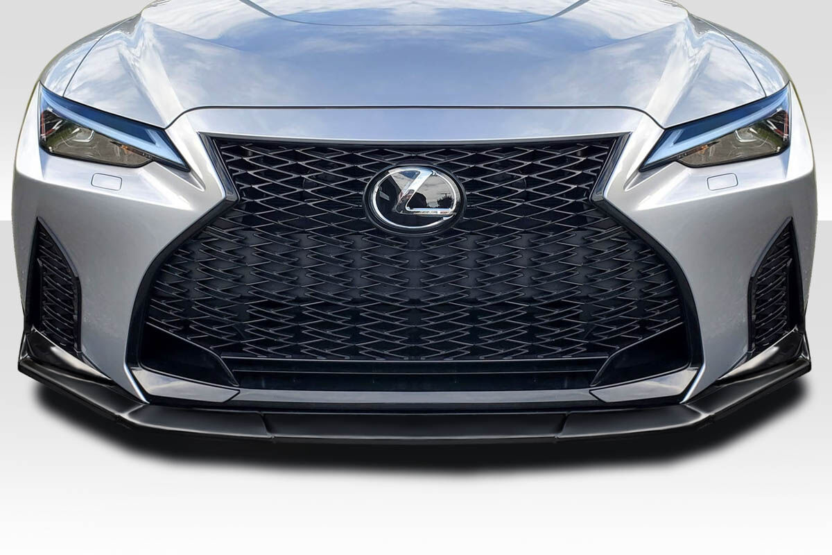 Duraflex Geisha Style Fiberglass/FRP Front Bumper Lip/Add On for 2021-2023 Lexus IS - 119906