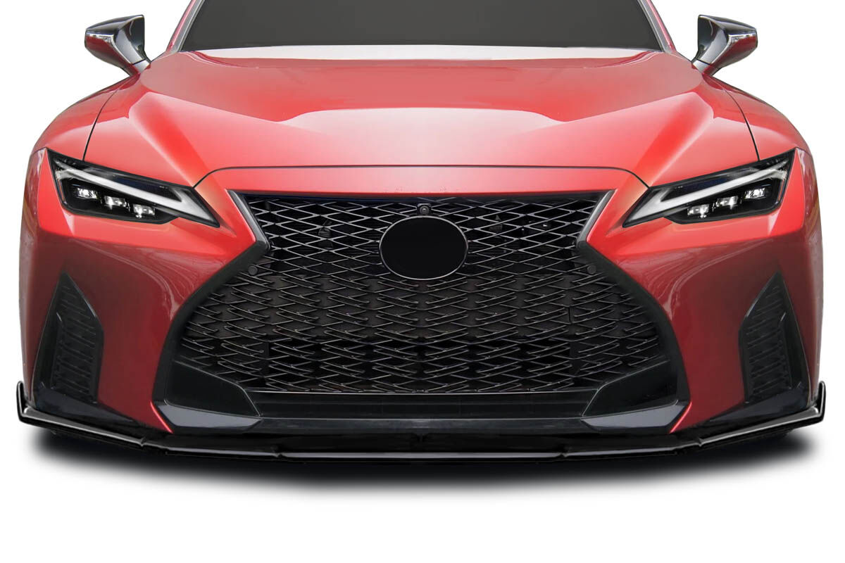 Duraflex Geisha Style Fiberglass/FRP Rear Bumper Lip/Add On for 2021-2023 Lexus IS - 119908