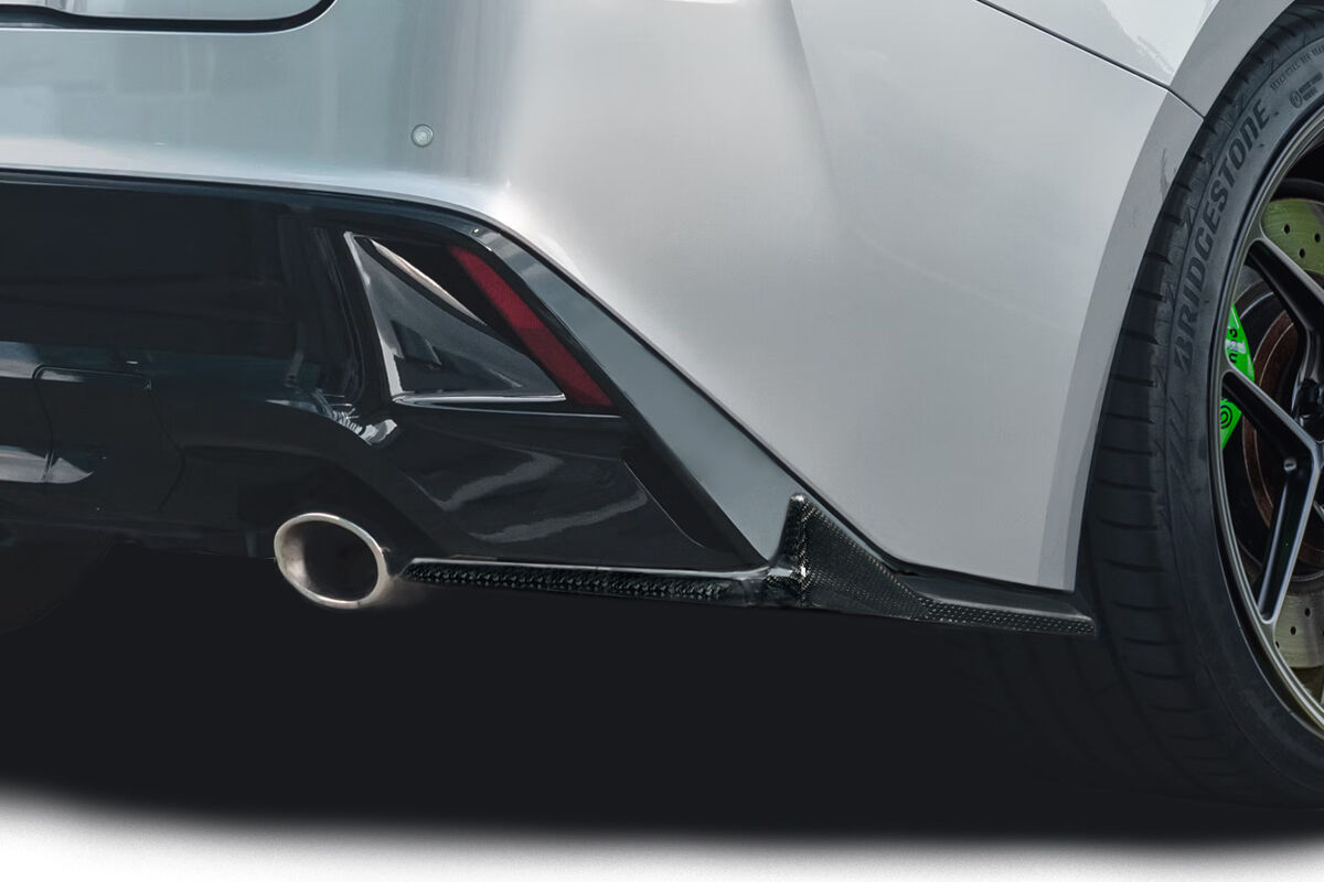 Carbon Creations Geisha Style Carbon Fiber Rear Bumper Lip/Add On for 2021-2023 Lexus IS - 119909