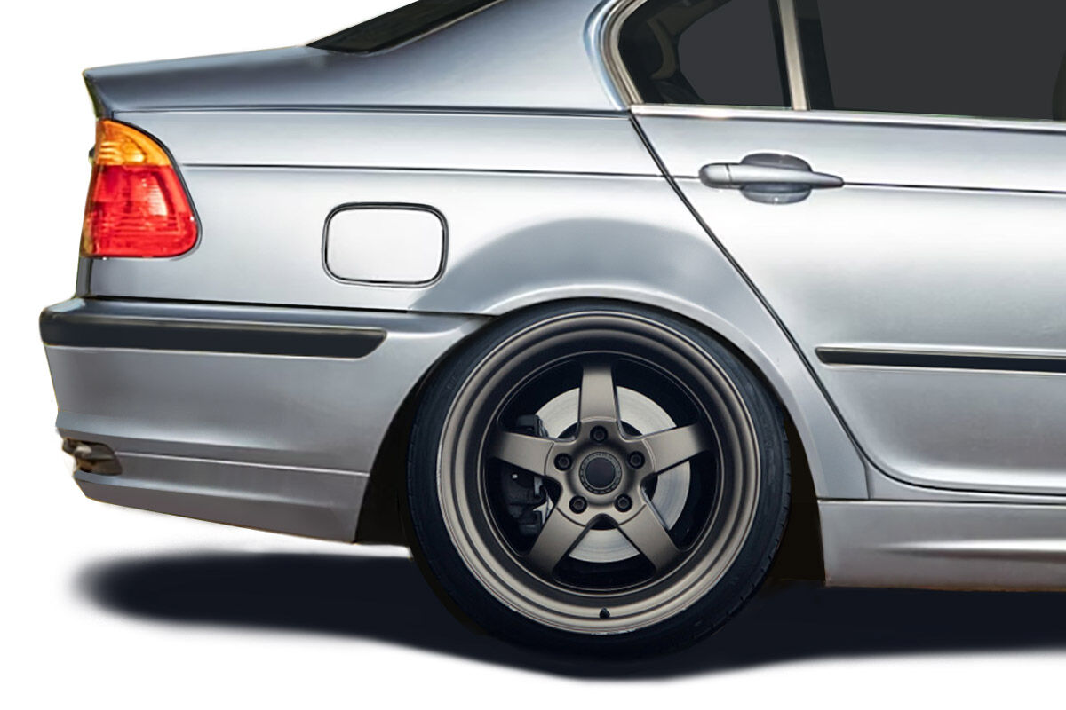 Duraflex Alpine Speed Style Fiberglass/FRP Fenders for 1999-2005 BMW 3 Series 4DR. - 119924