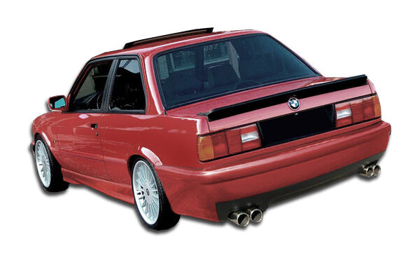 1984-1991 BMW 3 Series E30 2DR 4DR Duraflex CSL Look Rear Bumper Cover - 1PC - 1