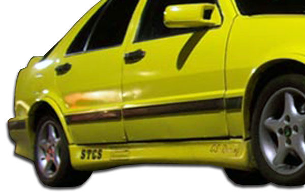 Duraflex Turbo Look Style Fiberglass/FRP Side Skirts for 1986-1991 Saab 9000 - 105425
