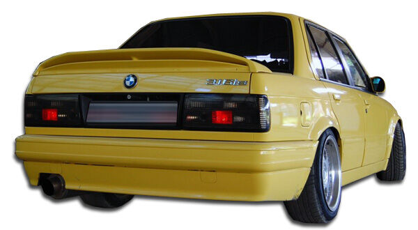 1988-1991 BMW 3 Series E30 2DR 4DR Duraflex M-Tech Rear Bumper Cover - 1PC - 105
