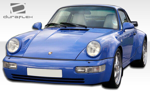 1989-1994 Porsche 964 Duraflex Turbo Look Front Bumper Cover - 1 Piece