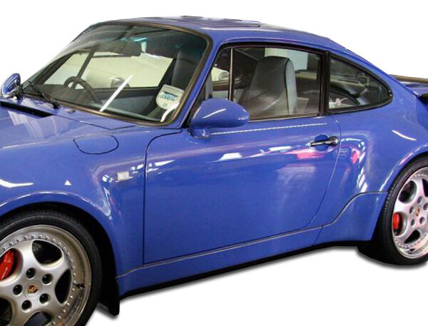 1989-1994 Porsche 964 Duraflex Turbo Look Side Skirts Rocker Panels - 2PC - 1053