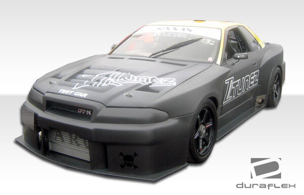 1989-1994 Nissan Skyline 2DR R32 Duraflex R34 GTR500 Conversion Side Skirts Rocker Panels - 2 Piece - Clearance Item
