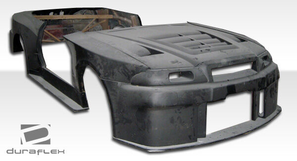 1989-1994 Nissan Skyline 2DR R32 Duraflex R34 GTR500 Conversion Side Skirts Rocker Panels - 2 Piece - Clearance Item