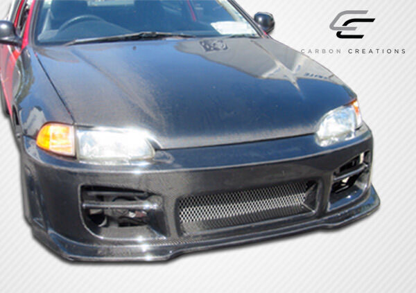 1992-1995 Honda Civic 2DR / HB Carbon Creations OEM Look Hood - 1 Piece