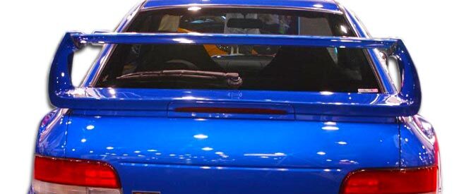 1993-2001 Subaru Impreza 4DR Duraflex STI Look Wing Trunk Lid Spoiler - 1PC - 10