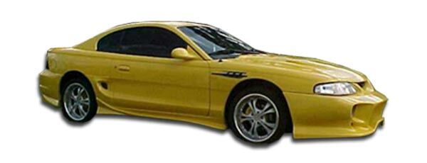 1994-1998 Ford Mustang Duraflex Vader Side Skirts Rocker Panels - 2PC - 101442