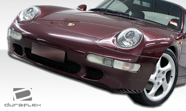 1995-1998 Porsche 911 Carrera 993 Duraflex Turbo Look Front Bumper Cover - 1 Piece