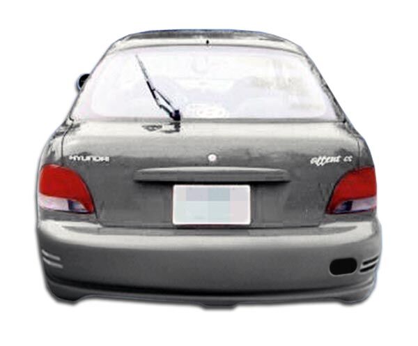 Duraflex Evo Style Fiberglass/FRP Rear Bumper for 1995-1999 Hyundai Accent HB. - 101587