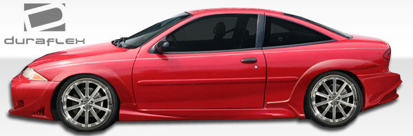 1995-1999 Chevrolet Cavalier 2DR Duraflex Millenium Wide Body Front Fender Flares - 2 Piece - Clearance Item