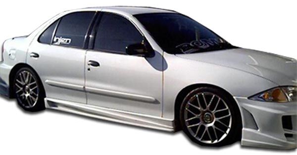 1995-2005 Chevy Cavalier 2DR Duraflex Bomber Side Skirts Rocker Panels - 2PC - 1