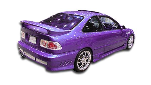 1996-2000 Honda Civic 2 / 4DR Duraflex AVG Rear Bumper Cover - 1PC - 101733