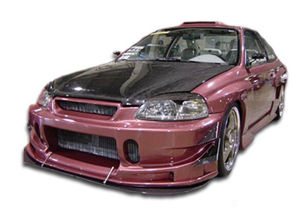 1996-1998 Honda Civic Duraflex Buddy Front Bumper Cover - 1PC - 101736