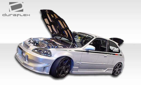 1996-1998 Honda Civic Duraflex Buddy Front Bumper Cover - 1 Piece
