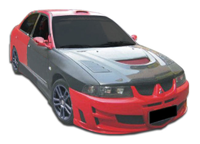 Duraflex SC-5 Style Fiberglass/FRP Front Bumper for 1997-2001 Mitsubishi Mirage 4DR. - 104470