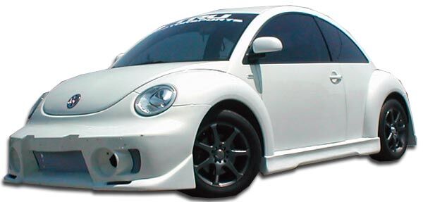 1998-2005 VW Beetle Duraflex Evo 5 Side Skirts Rocker Panels - 2PC - 105659