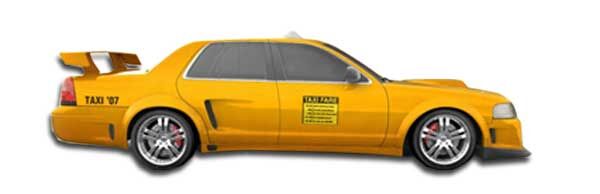 1998-2007 Ford Crown Victoria Duraflex GT Concept Side Skirts Rocker Panels - 2P