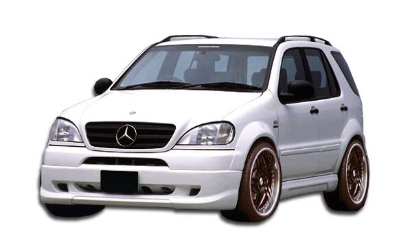 1998-2001 Mercedes ML Class W163 Duraflex W-1 Front Lip Under Spoiler Air Dam -