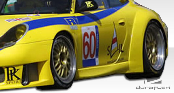 1999-2001 Porsche 911 Carrera 996 C2 C4 Duraflex GT3-R Look Wide Body Rear Fender Flares - 2 Piece