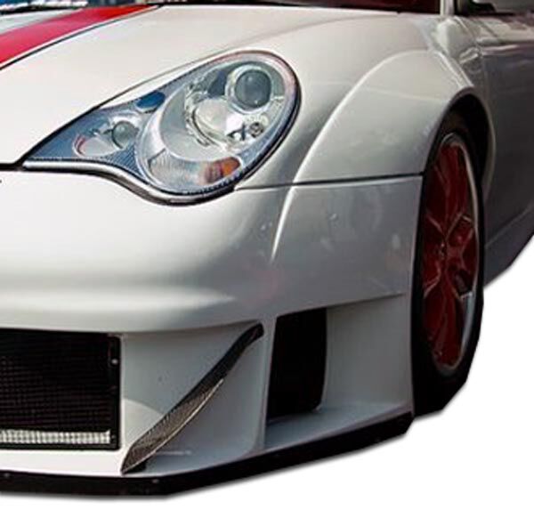 2002-2004 Porsche 996 C2 C4 Duraflex GT3 RSR Look Wide Body Front Fenders - 2PC