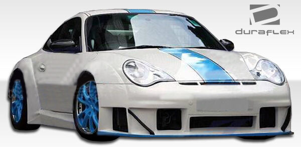 2002-2004 Porsche 911 Carrera 996 C2 C4 Duraflex GT3 RSR Look Wide Body Front Fenders - 2 Piece