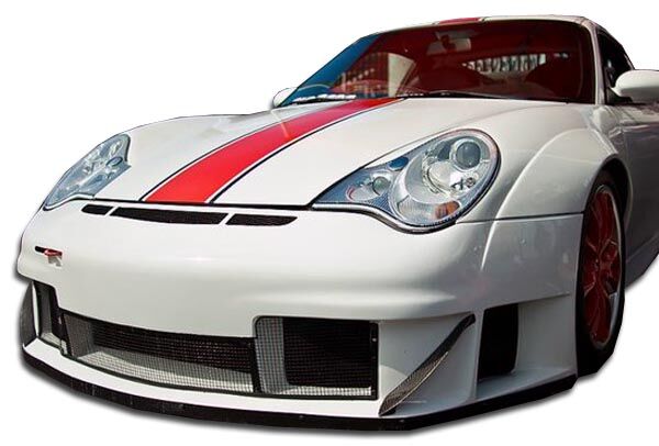 2002-2004 Porsche 996 C2 C4 Duraflex GT3 RSR Look Wide Body Front Bumper Cover -