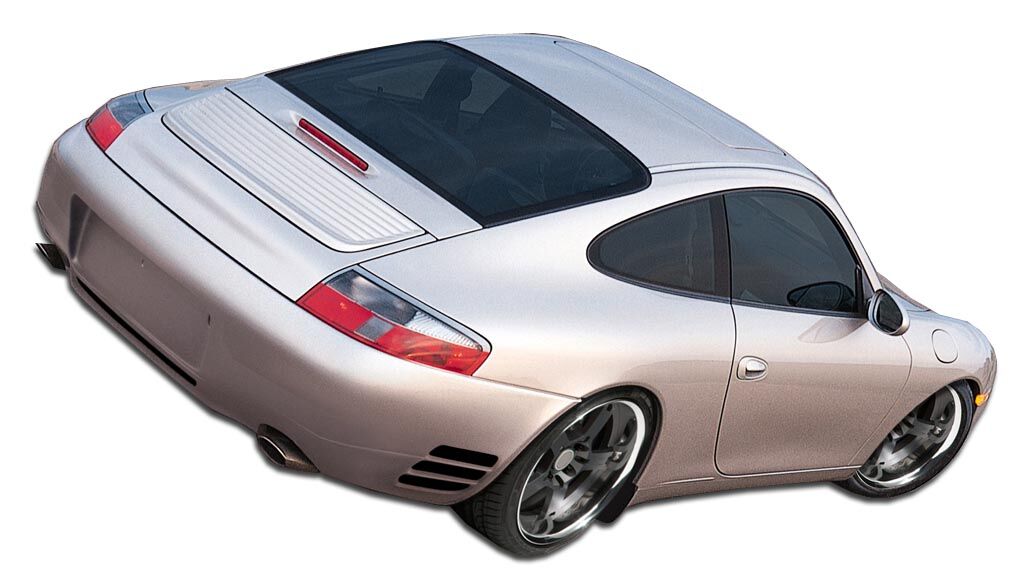 1999-2004 Porsche 996 C2 C4 Duraflex Turbo Look Rear Bumper Cover - 1PC - 107076