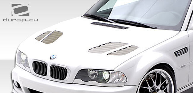 2000-2003 BMW 3 Series E46 2DR Duraflex GTR Look Hood - 1 Piece