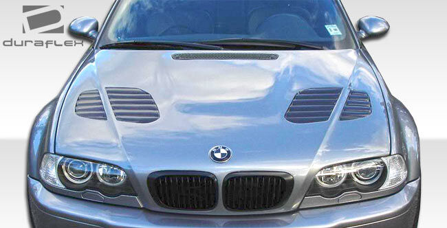 2000-2003 BMW 3 Series E46 2DR Duraflex GTR Look Hood - 1 Piece