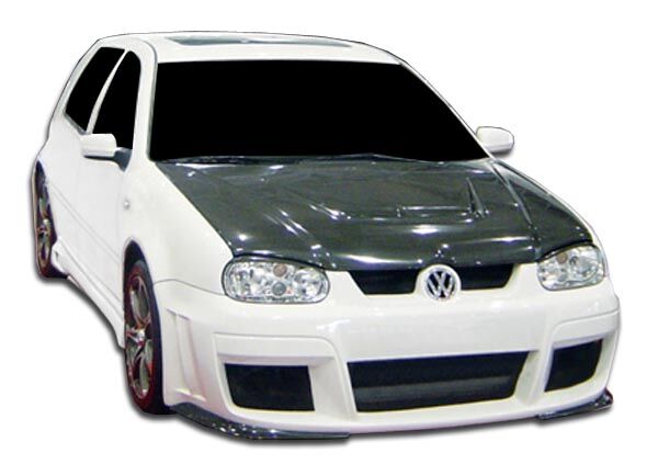 1999-2005 VW Golf GTI Duraflex Velocity Side Skirts Rocker Panels - 2PC - 104522