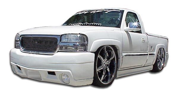 1999-2005 GMC Sierra 2000-2006 Yukon Duraflex VIP Front Bumper Cover - 1PC - 103